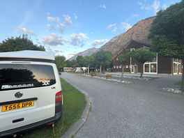 View of mountains