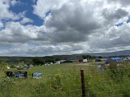 View from the campsite