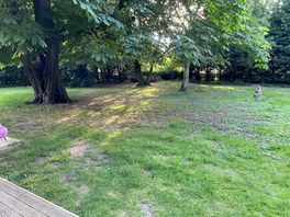 Small area or the grounds that you and your fury friends can walk/run around