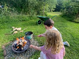 Toasting marshmallows