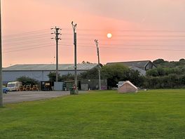 Relaxed campsite