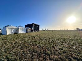 This was the festival stage, the day after the festival.