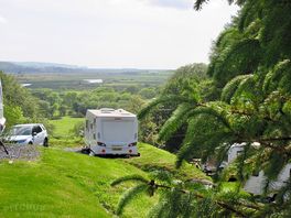 View from electric hardstanding pitches