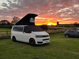 Sun set on site
