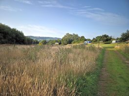 View across to the ridge pitches which overlook the lake.