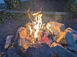 Sat around the fire