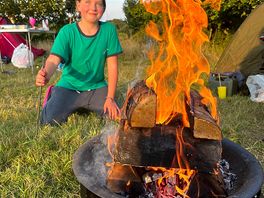 Her first solo fire: smug as you like