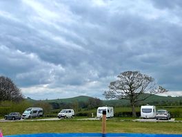 The incredible view from the pitch we was on!
