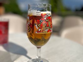 A nice cold beer on the terrace