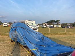 Lovely campsite but very windy when we were staying and our tent did not survive the night