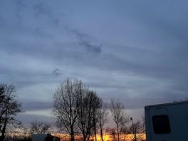 Sunset from our pitch