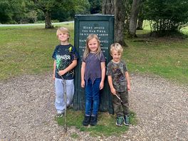 Short walk to the legendary rufus stone