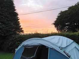 Sunset from over the bushes