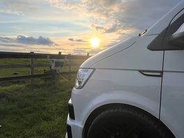 Sun set over the camp site