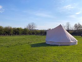 Only campers on site. the sun finally made an appearance!