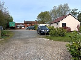 Looking towards where the pub was now the owners house