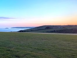 Sunset over looe island