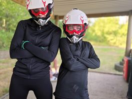 Quad biking.