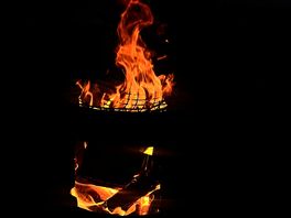 Fire pit was provided & you could buy big tubs of firewood for 10a