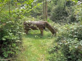 Sculpture in brockhampton woods