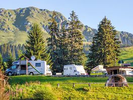 Tent and campervan pitch