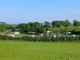 View over the caravan park