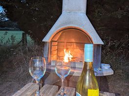 Drinks by the fire