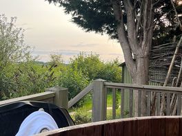 View from hot tub