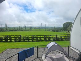View from our pitch
