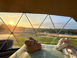 First night sunset.