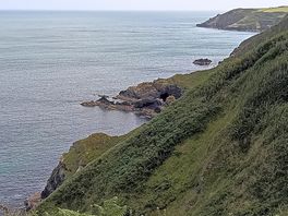 View from the coastal path