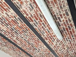 The ceiling in the toilet block