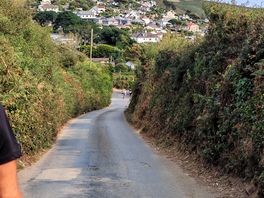 Part of the walk to the beach