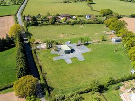 Aerial view from the east