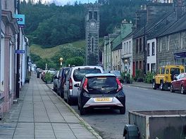 Main st in the town