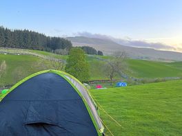 View of whernside from the campsite.