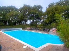 Heated outdoor pool