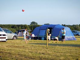 Spacious camping field