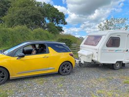 The wee caravan sites not just for wee caravans like ours
