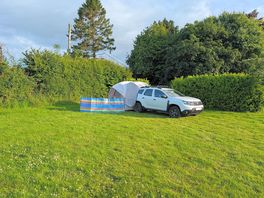 Duster with a mattress. drive away tent.