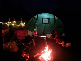 Our night set up