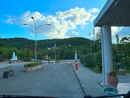 Entering the lovely campsire