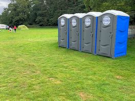 Toilets - no liquid soap - only tablets of soap that other campers had used 🤢