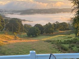 From caravan morning fog