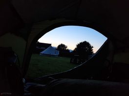 View from tent. clear night skies - perfect for star gazing.