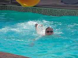 Swimming pool on site