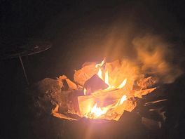 Pit fires on the private pitches