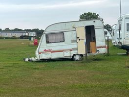 Abandoned caravan