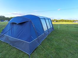 Tent pitched