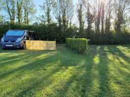 Our van, shows the amount of space for each guest.